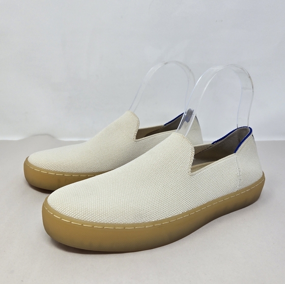 Rothy's Women's Slip On Sneakers Sz 8 Vanilla Bean Color Ultimate Comfort Shoes - Picture 3 of 14